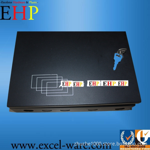 oem custom metal electric control box black with lock nonstanrard size
